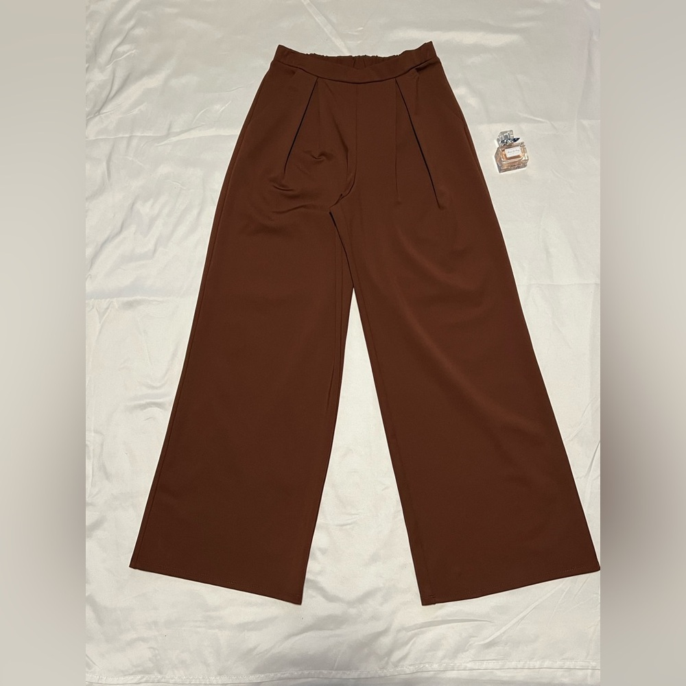 Sienna Sky Chocolate Wide-Leg Pants